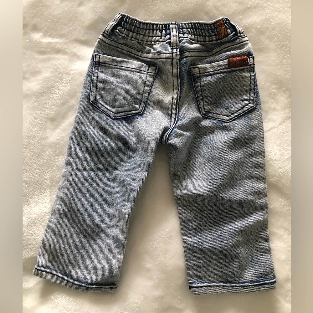 7 for all mankind toddler jeans. Size 12Month